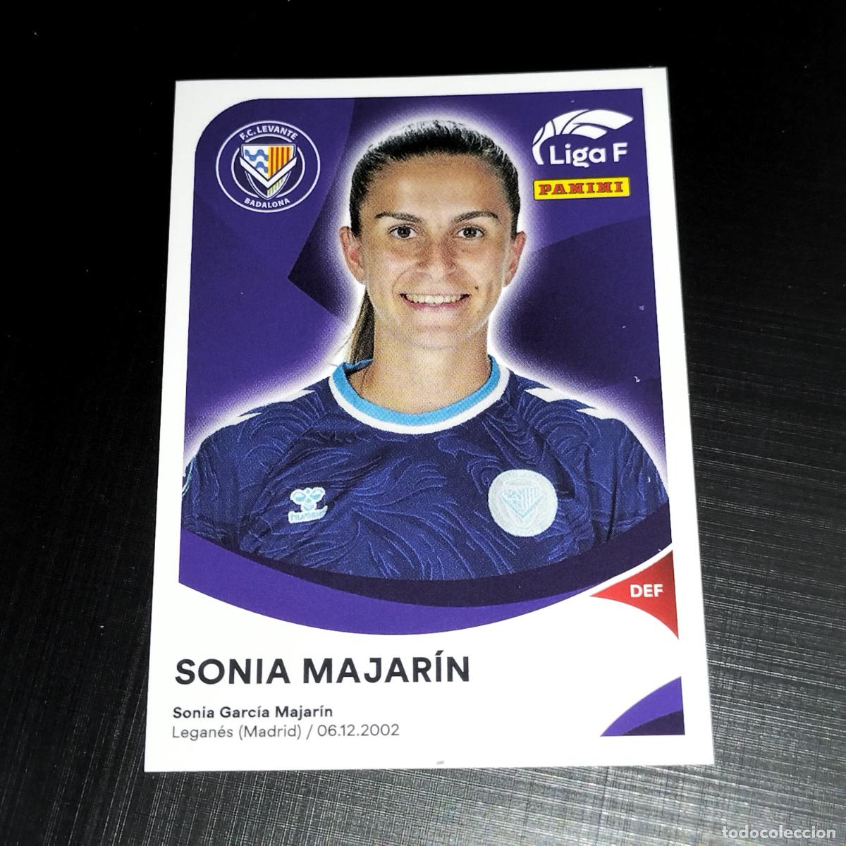 Cromos de f&uacute;tbol: 189 SONIA MAJARIN FC LEVANTE BADALONA CROMOS LIGA F FEMENINA PANINI 2024 2025 24 25