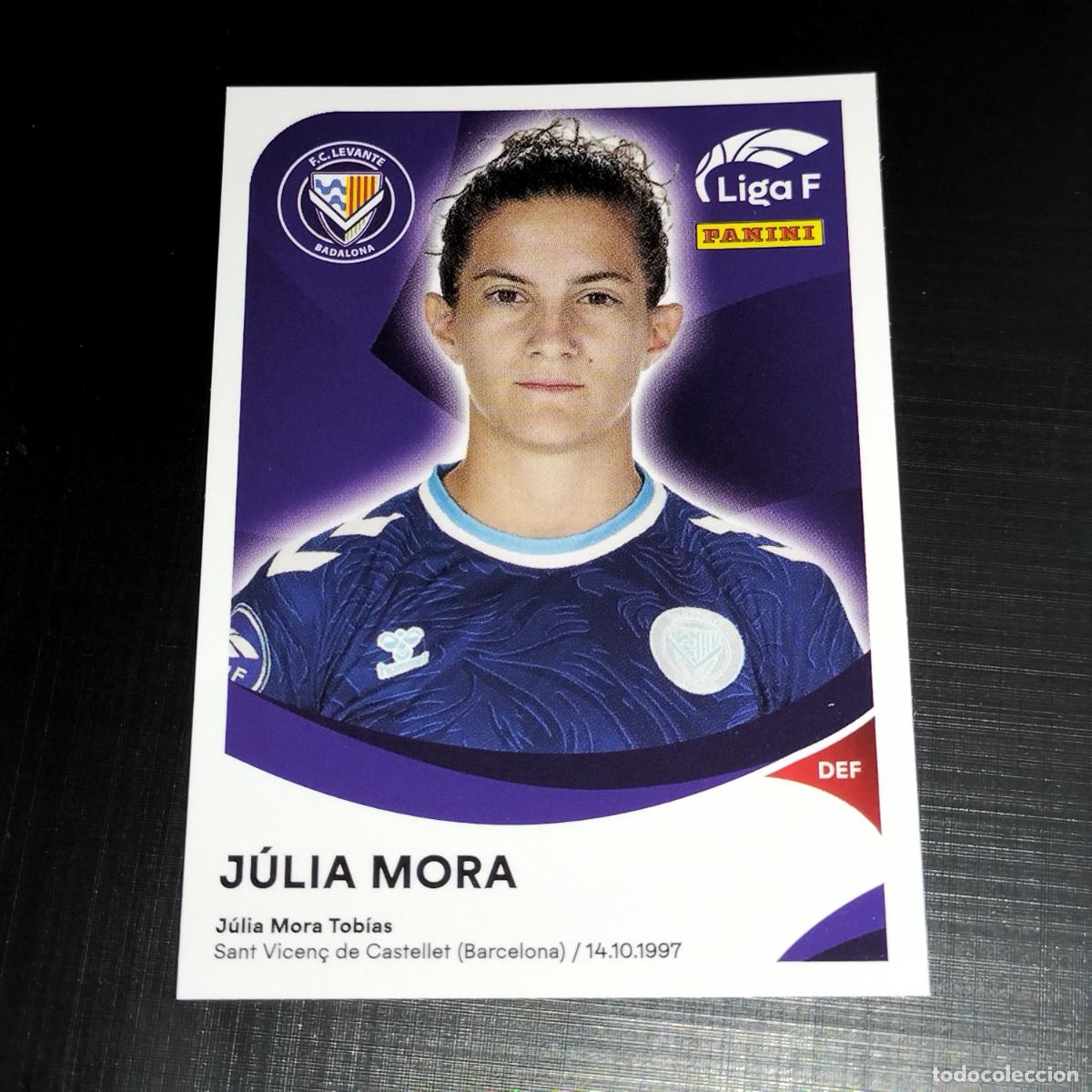 Cromos de f&uacute;tbol: 190 JULIA MORA FC LEVANTE BADALONA CROMOS LIGA F FEMENINA PANINI 2024 2025 24 25