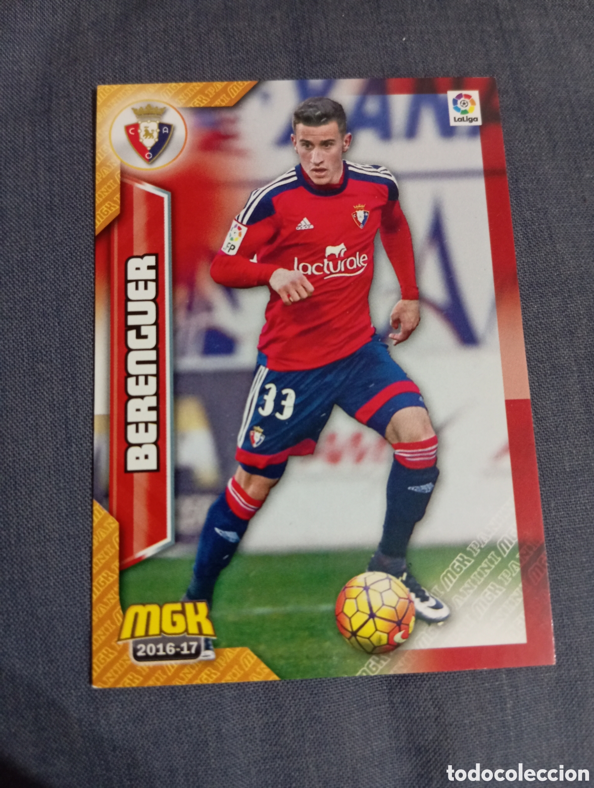 Cromos de f&uacute;tbol: Berenguer Osasuna n&deg;396 / PANINI MEGACRACKS 2016/2017