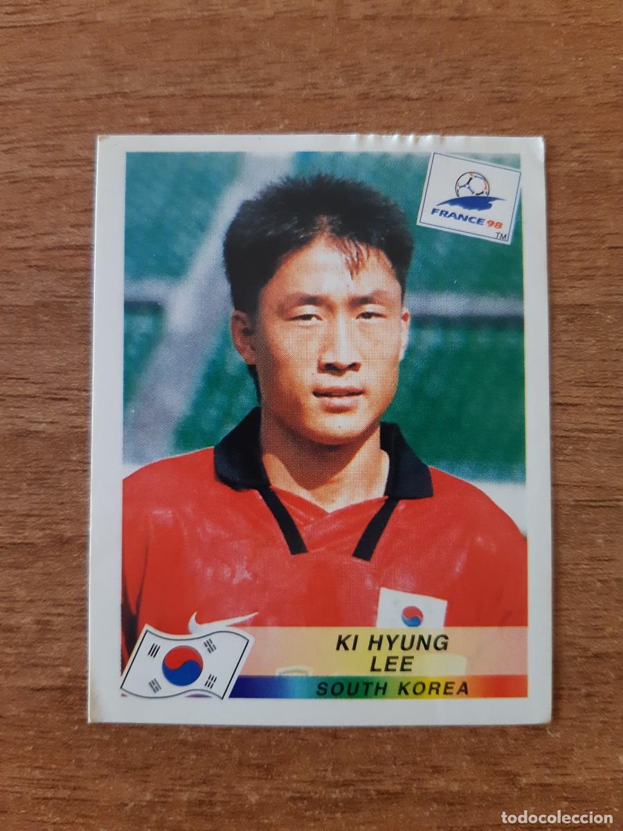 Cromos de f&uacute;tbol: N&deg;342 Ki Hyung Lee Corea Del Sur Mundial France 98 Francia 1998 PANINI. Trasera DANONE.Nunca pegado
