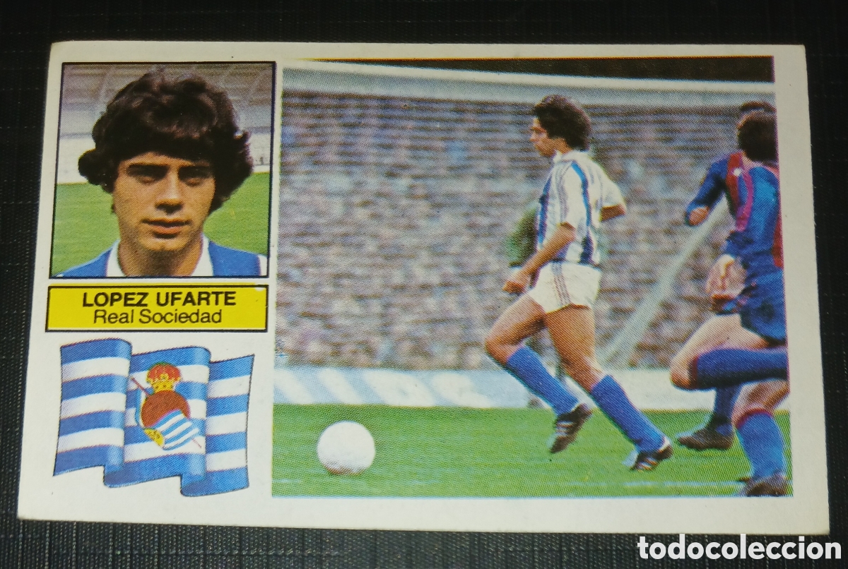 Cromos de f&uacute;tbol: Cromo L&oacute;pez Ufarte - Real Sociedad - Liga 82 83 / 1982 1983 - Ed. Este