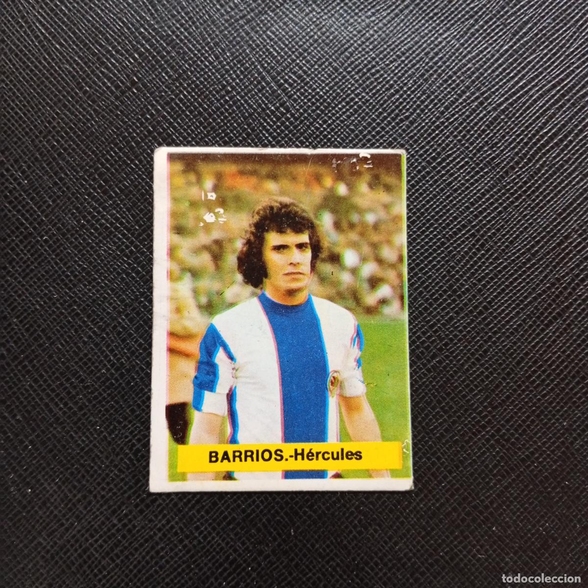 Cromos de f&uacute;tbol: BARRIOS HERCULES FINI 1975 1976 CROMO FUTBOL LIGA 75 76 - DESPEGADO - A124 PG271
