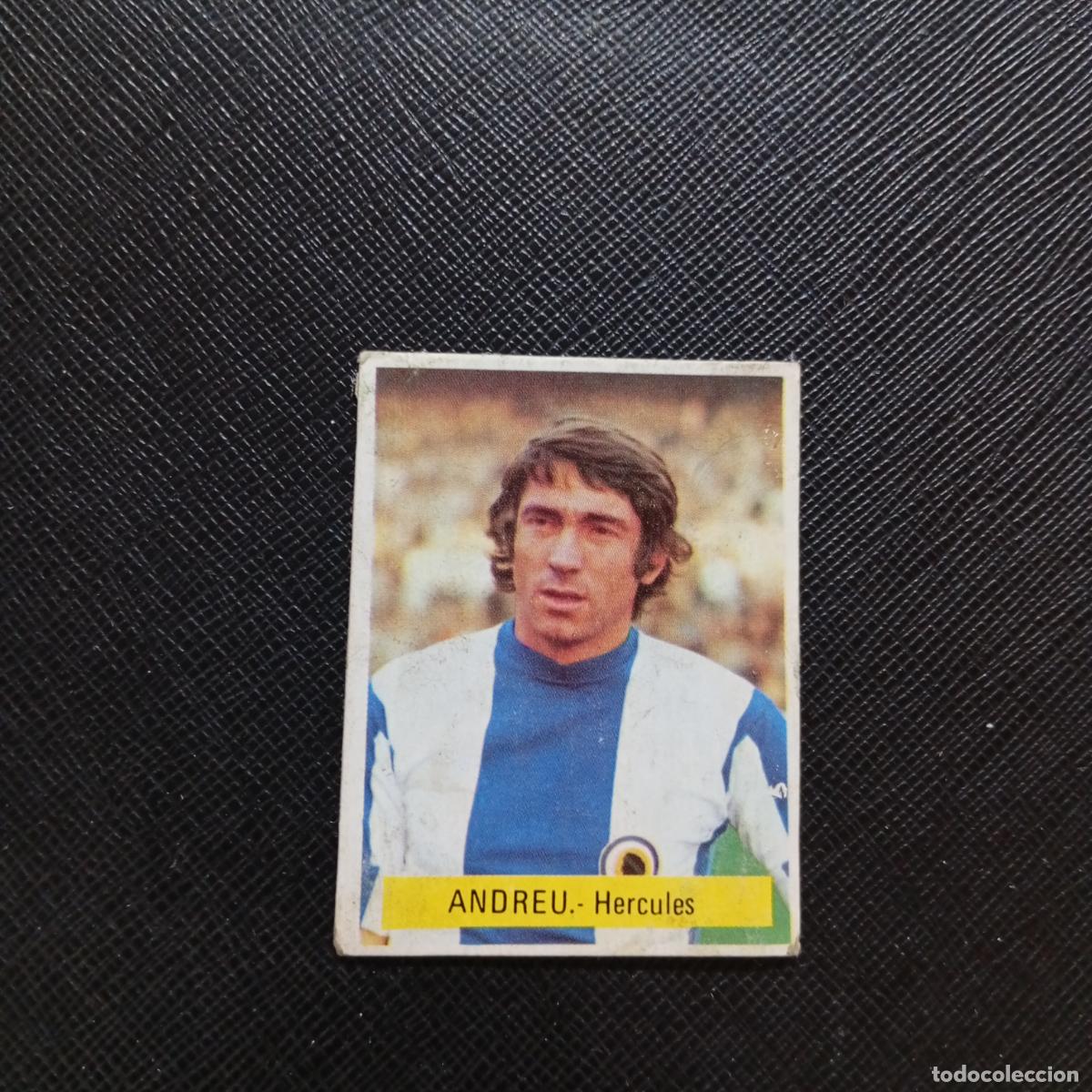 Cromos de f&uacute;tbol: ANDREU HERCULES FINI 1975 1976 CROMO FUTBOL LIGA 75 76 - DESPEGADO - A124 PG271