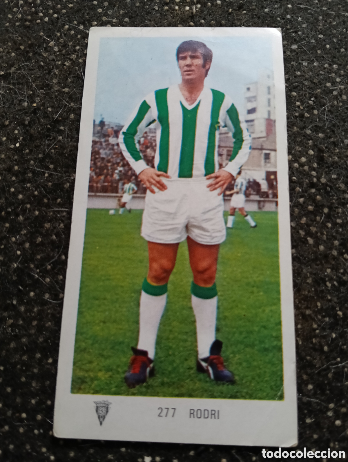 Cromos de f&uacute;tbol: N&deg; 277 Rodri C&oacute;rdoba Ruiz Romero 1971-1972. 71-72. Nunca pegado
