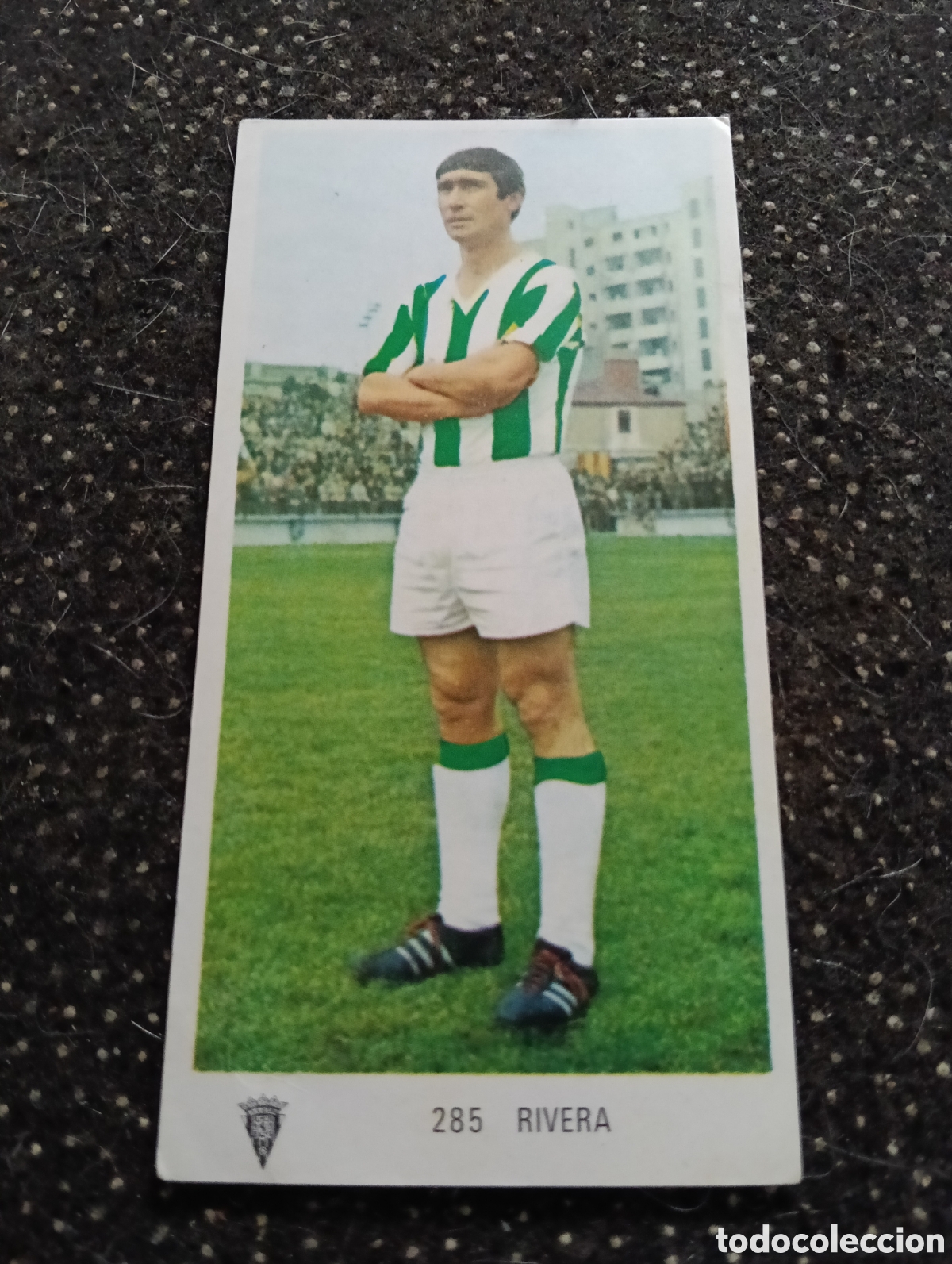 Cromos de f&uacute;tbol: N&deg; 285 Rivera C&oacute;rdoba Ruiz Romero 1971-1972. 71-72. Nunca pegado