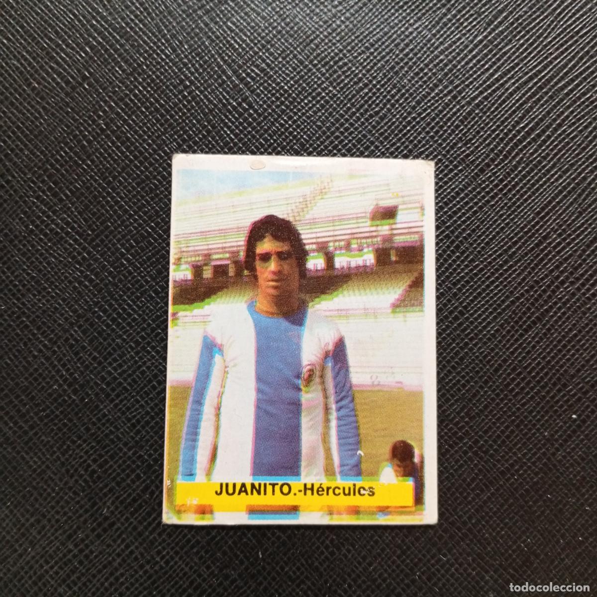 Cromos de f&uacute;tbol: JUANITO HERCULES FINI 1975 1976 CROMO FUTBOL LIGA 75 76 - DESPEGADO - A124 PG271