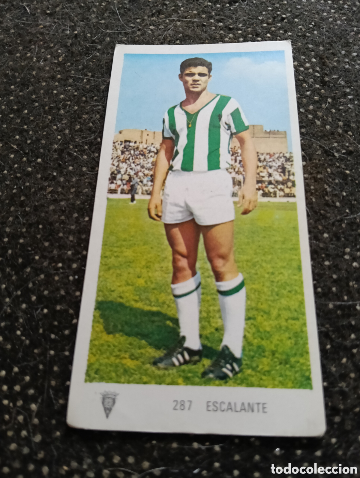 Cromos de f&uacute;tbol: N&deg; 287 Escalante C&oacute;rdoba Ruiz Romero 1971-1972. 71-72. Nunca pegado