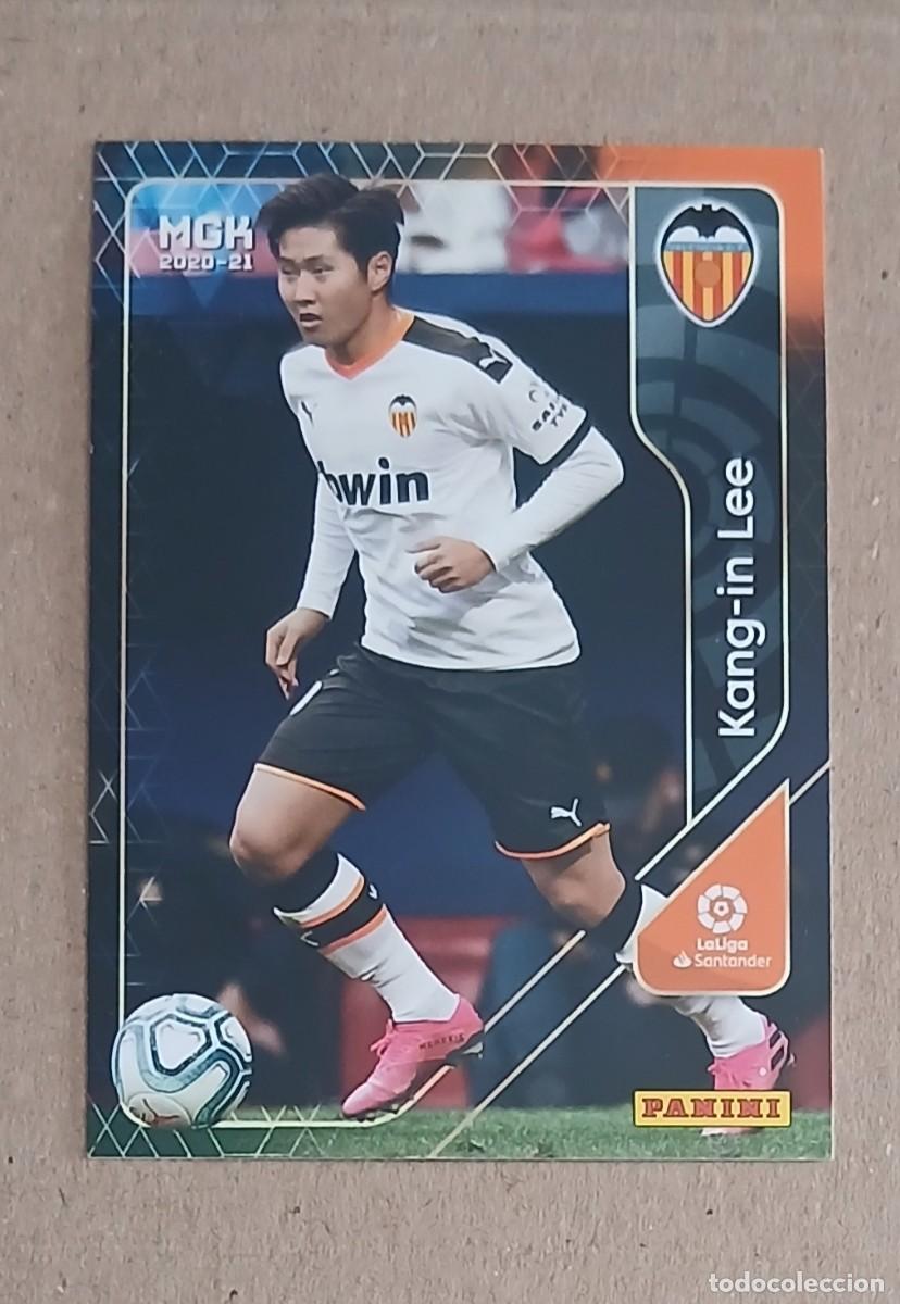Cromos de f&uacute;tbol: CROMO n&ordm; 302 KANG-IN LEE ROOKIE VALENCIA MEGACRACKS 2020-2021 DE PANINI. Nuevo.