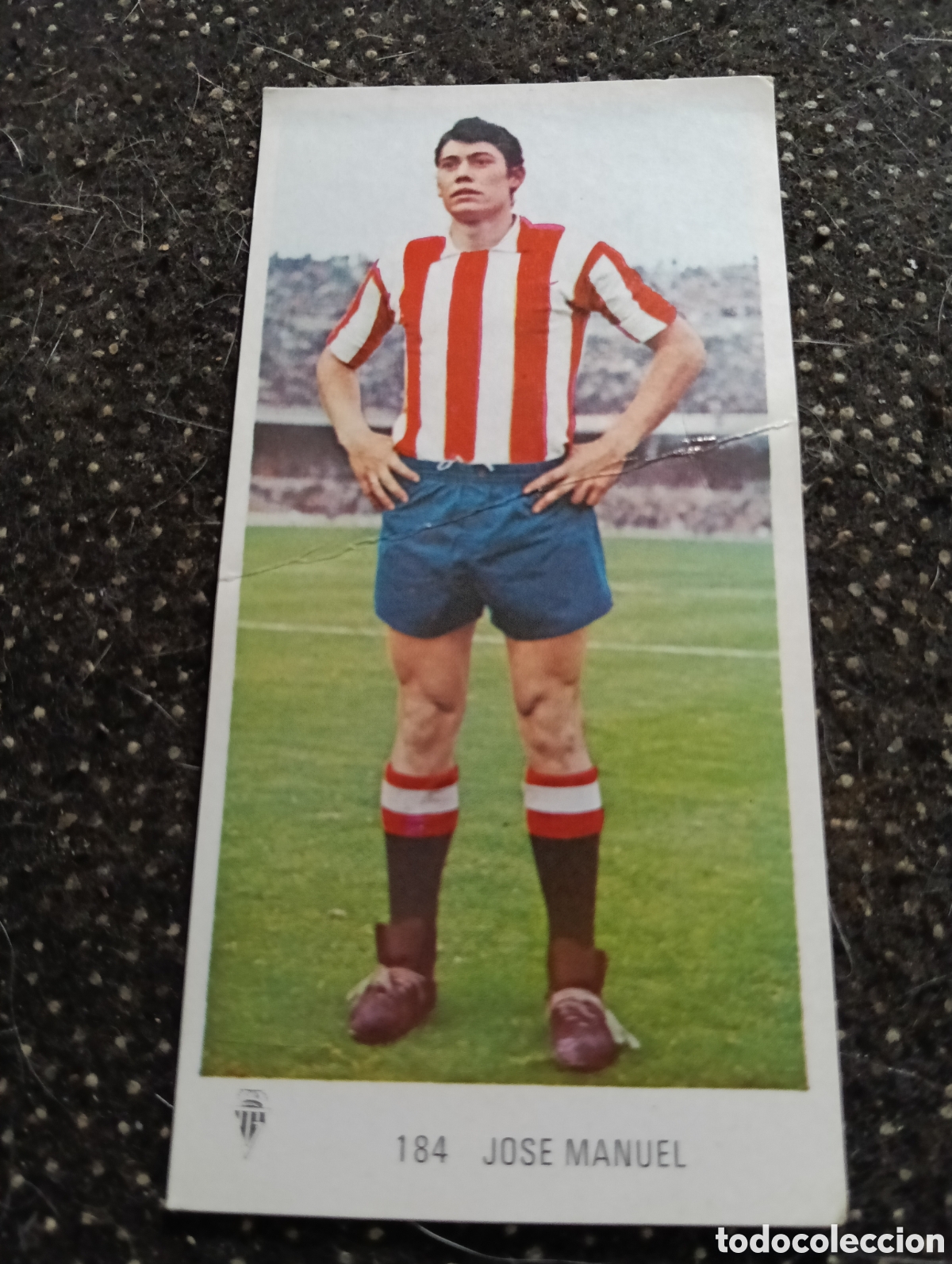 Cromos de f&uacute;tbol: N&deg; 184 Jose Manuel Sporting de Gij&oacute;n Ruiz Romero 1971-1972. 71-72. Nunca pegado