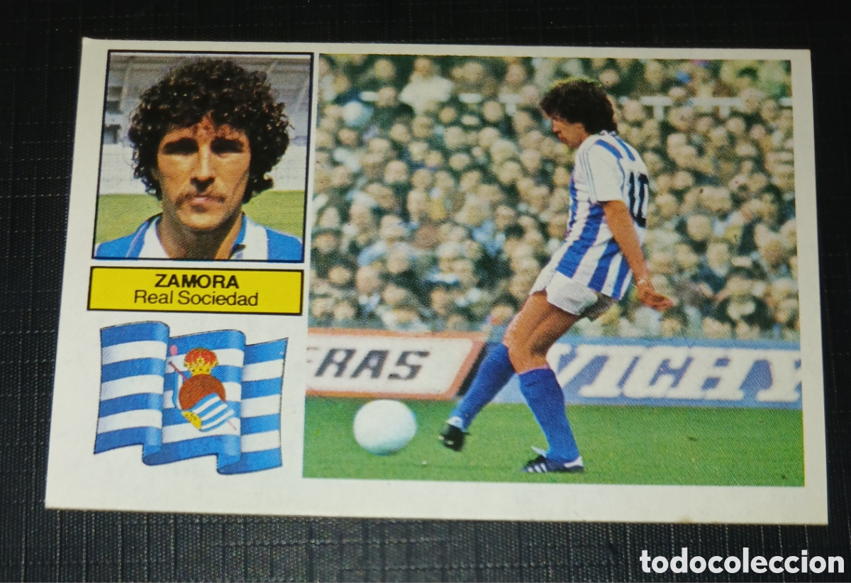 Cromos de f&uacute;tbol: Cromo Zamora - Real Sociedad - Liga 82 83 / 1982 1983 - Ed. Este