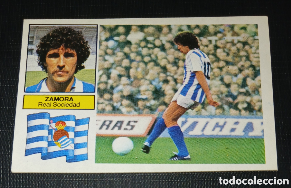 Cromos de f&uacute;tbol: Cromo Zamora - Real Sociedad - Liga 82 83 / 1982 1983 - Ed. Este