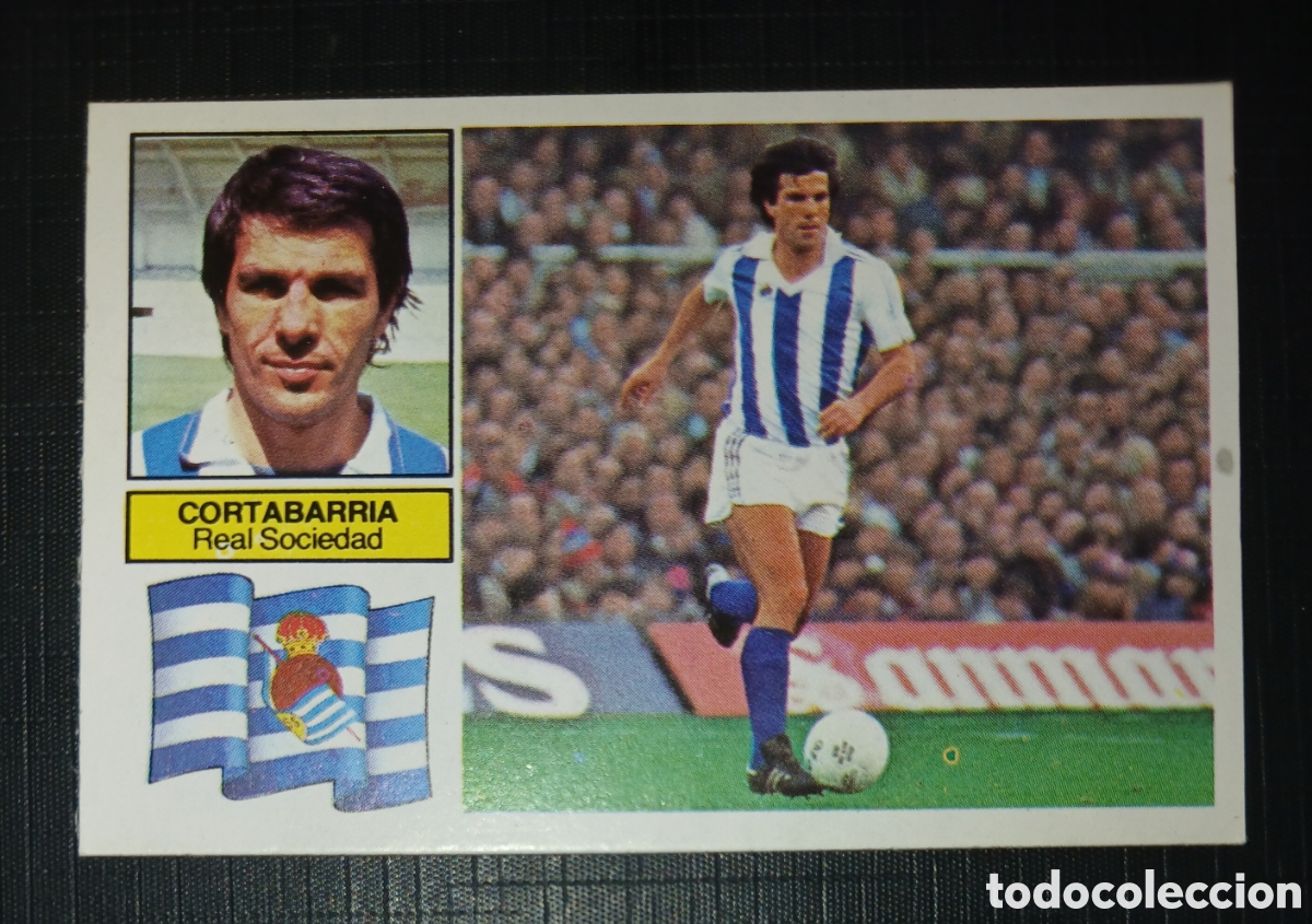 Cromos de f&uacute;tbol: Cromo Cortabarria - Real Sociedad - Liga 82 83 / 1982 1983 - Ed. Este