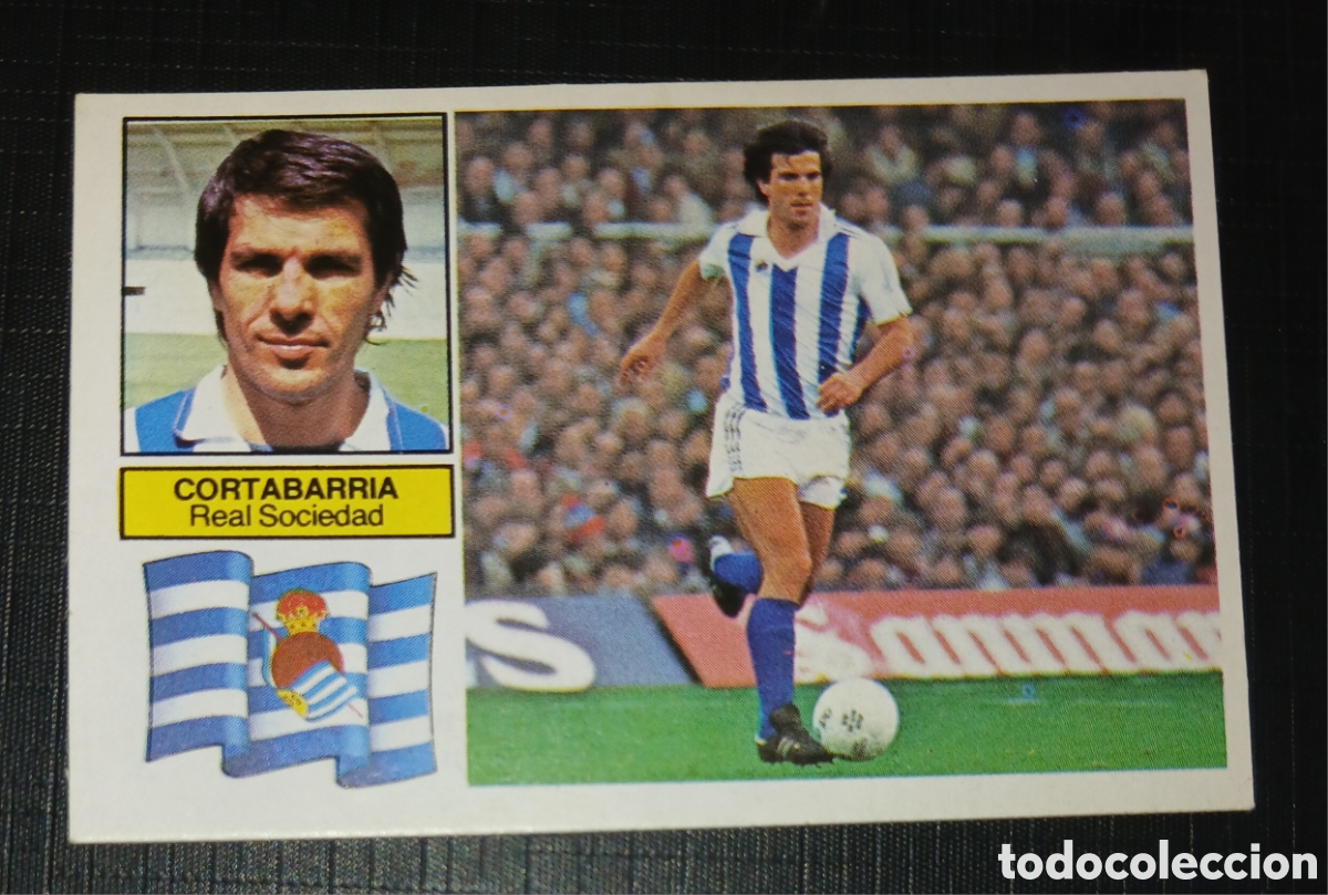 Cromos de f&uacute;tbol: Cromo Cortabarria - Real Sociedad - Liga 82 83 / 1982 1983 - Ed. Este