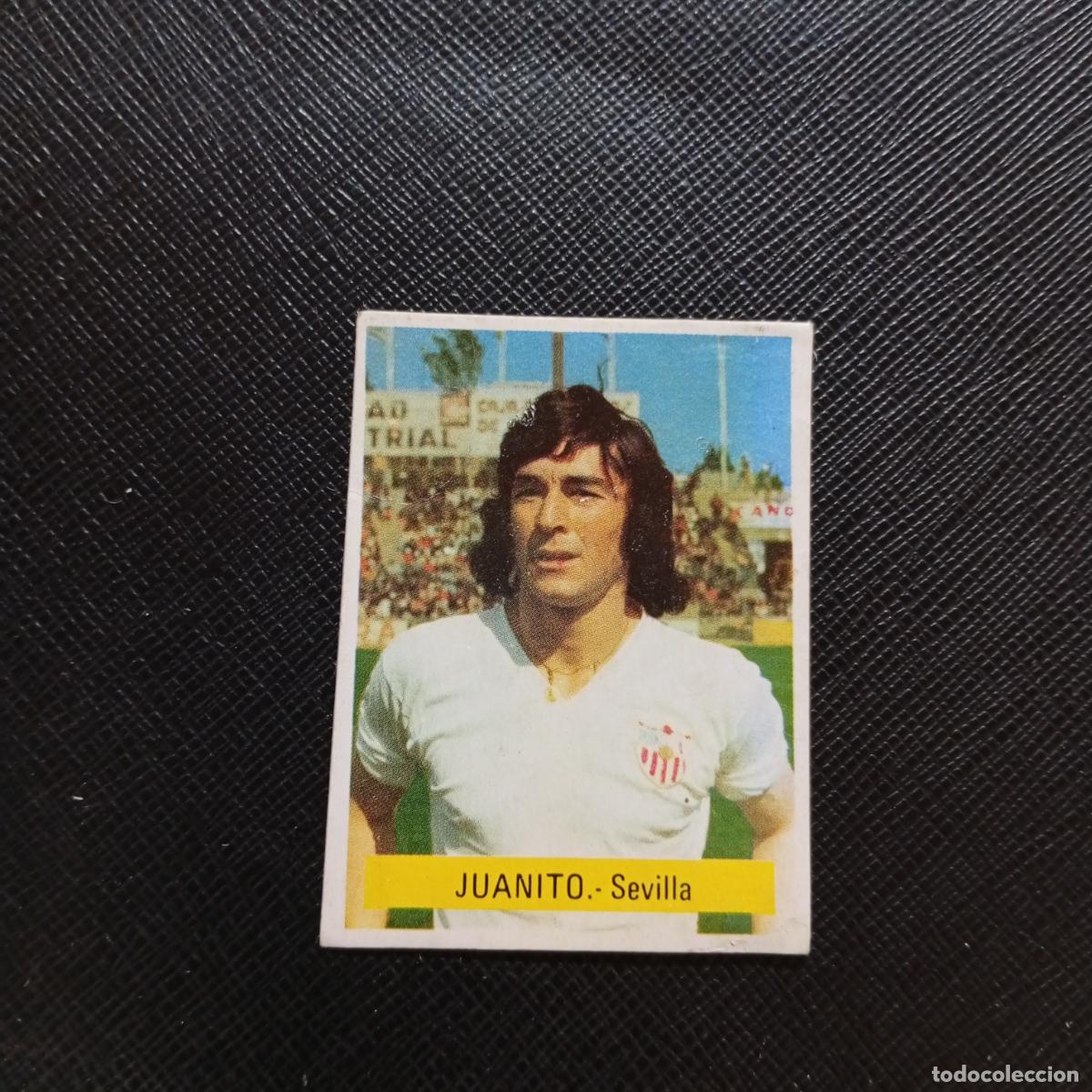 Cromos de f&uacute;tbol: JUANITO SEVILLA FINI 1975 1976 CROMO FUTBOL LIGA 75 76 - DESPEGADO - A124 PG289