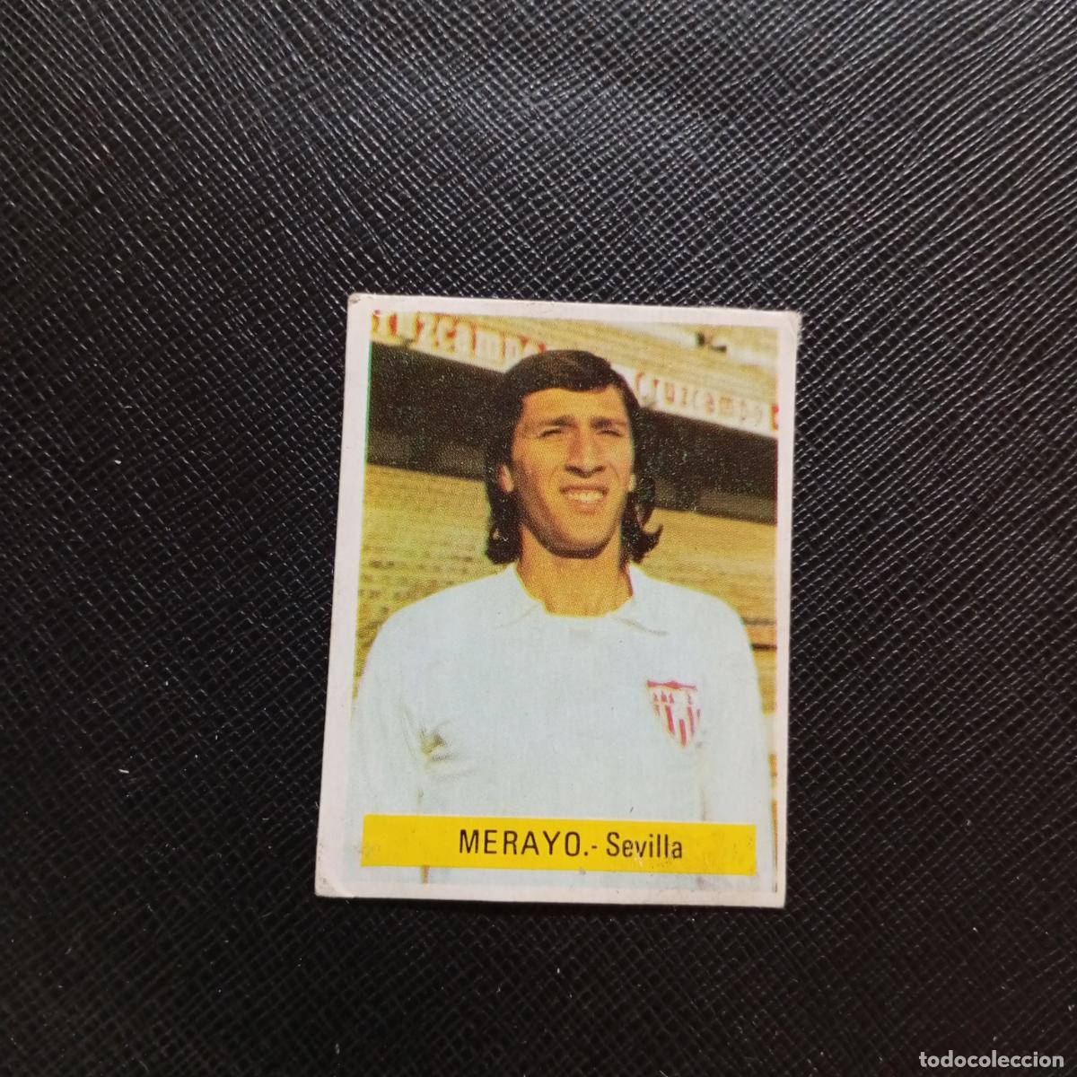 Cromos de f&uacute;tbol: MERAYO SEVILLA FINI 1975 1976 CROMO FUTBOL LIGA 75 76 - DESPEGADO - A124 PG298