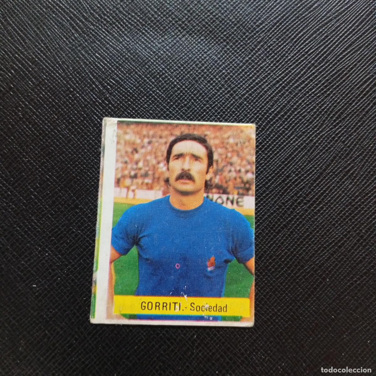 Cromos de f&uacute;tbol: GORRITI REAL SOCIEDAD FINI 1975 1976 CROMO FUTBOL LIGA 75 76 - DESPEGADO - A124 PG307