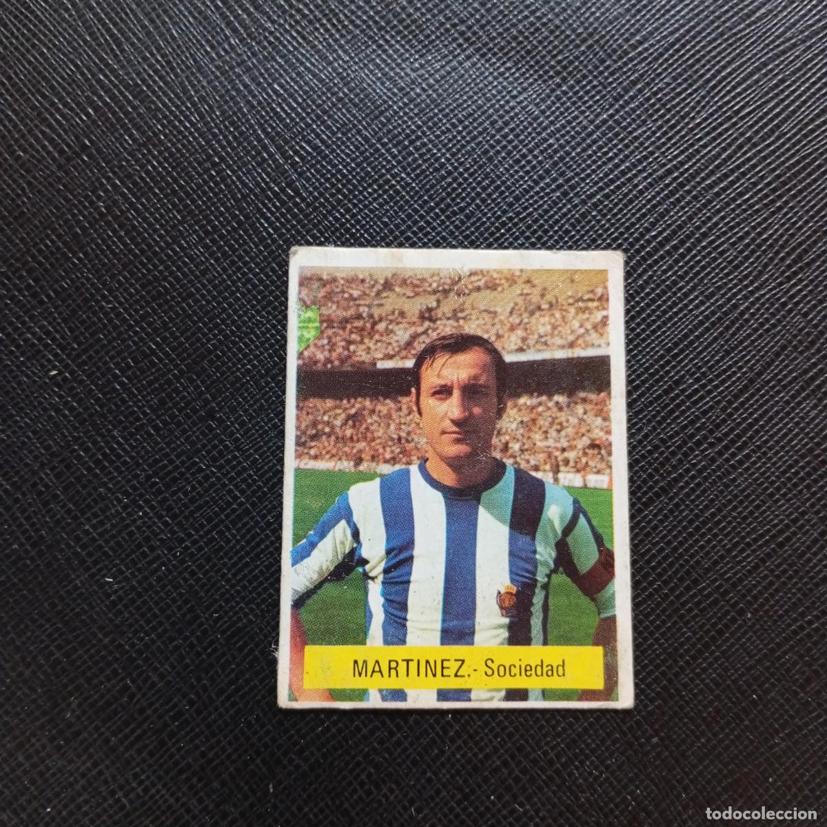 Cromos de f&uacute;tbol: MARTINEZ REAL SOCIEDAD FINI 1975 1976 CROMO FUTBOL LIGA 75 76 - DESPEGADO - A124 PG307