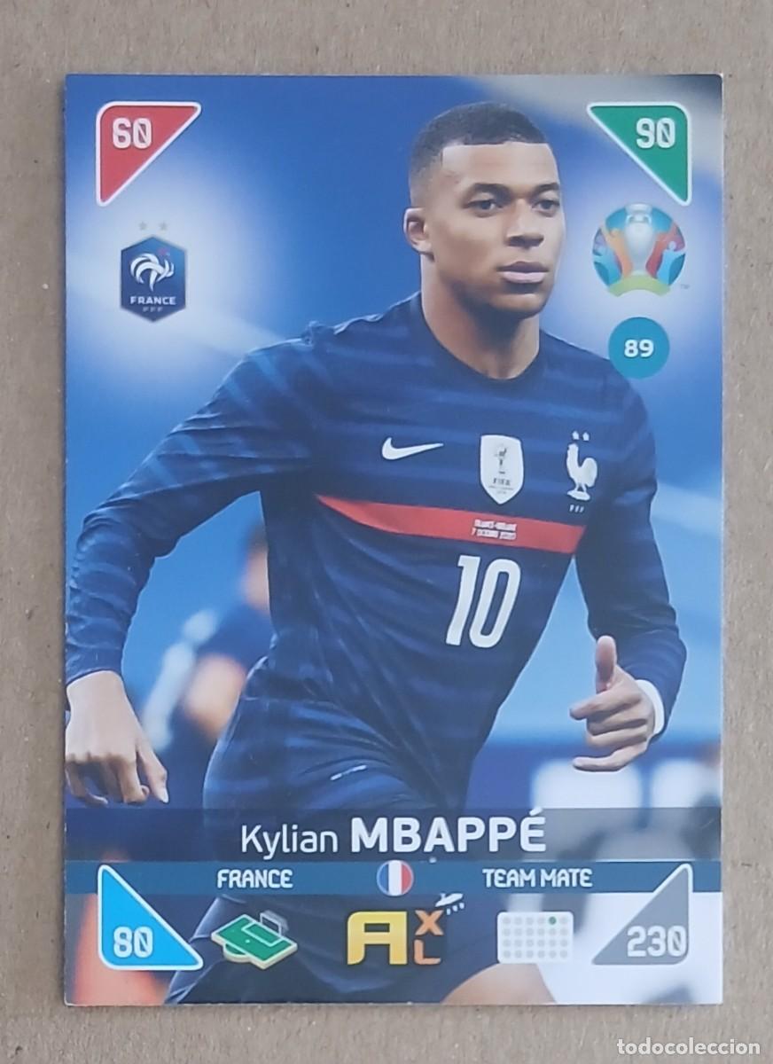 Cromos de f&uacute;tbol: CROMO n&ordm; 83 MBAPP&Eacute; FRANCIA ADRENALYN XL UEFA EURO 2020. Nuevo.