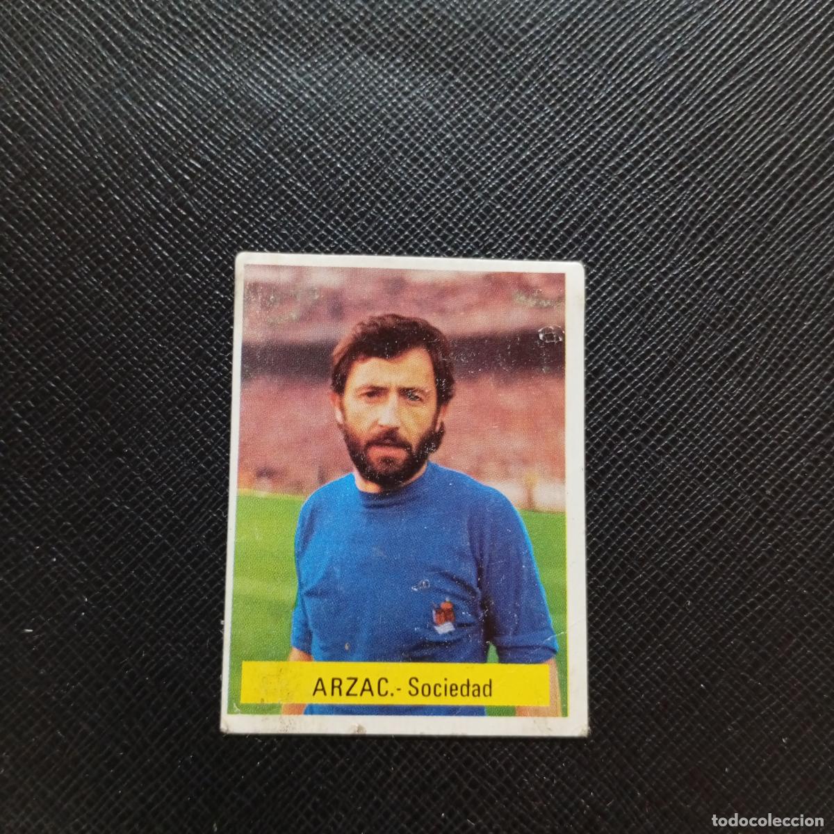 Cromos de f&uacute;tbol: ARZAC REAL SOCIEDAD FINI 1975 1976 CROMO FUTBOL LIGA 75 76 - DESPEGADO - A124 PG307