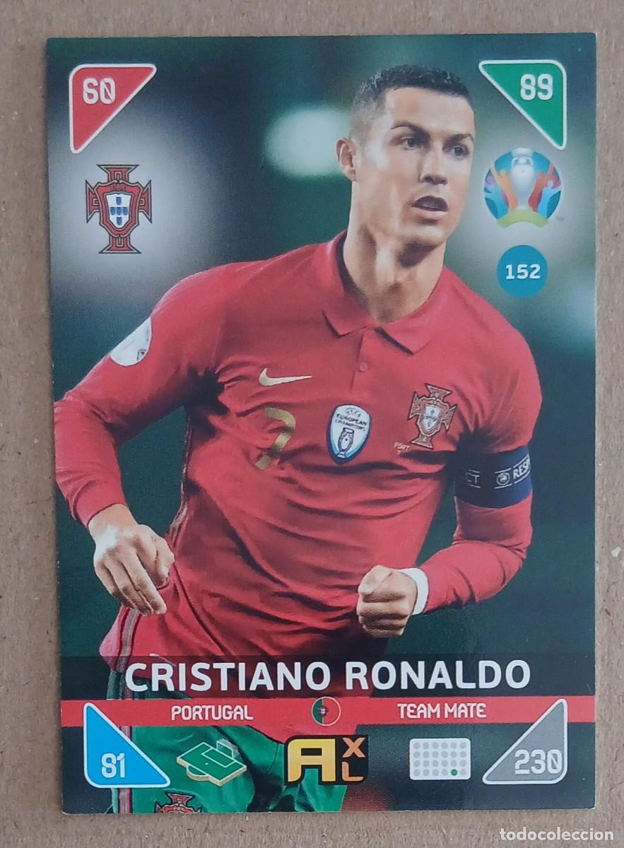 Cromos de f&uacute;tbol: CROMO n&ordm; 152 CRISTIANO RONALDO PORTUGAL ADRENALYN XL UEFA EURO 2020. Nuevo.