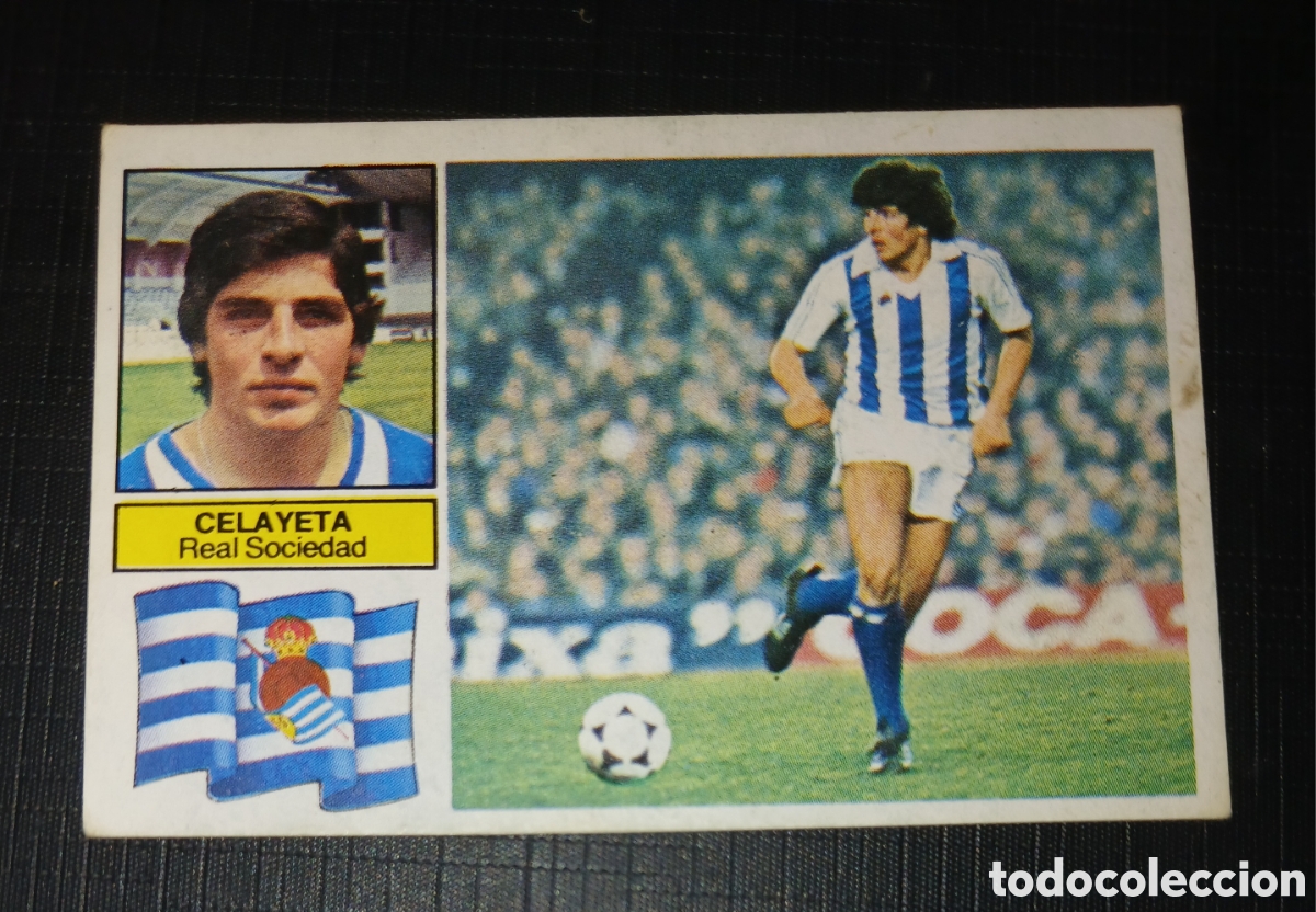 Cromos de f&uacute;tbol: Cromo Celayeta - Real Sociedad - Liga 82 83 / 1982 1983 - Ed. Este