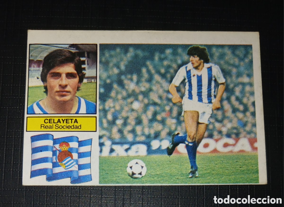 Cromos de f&uacute;tbol: Cromo Celayeta - Real Sociedad - Liga 82 83 / 1982 1983 - Ed. Este