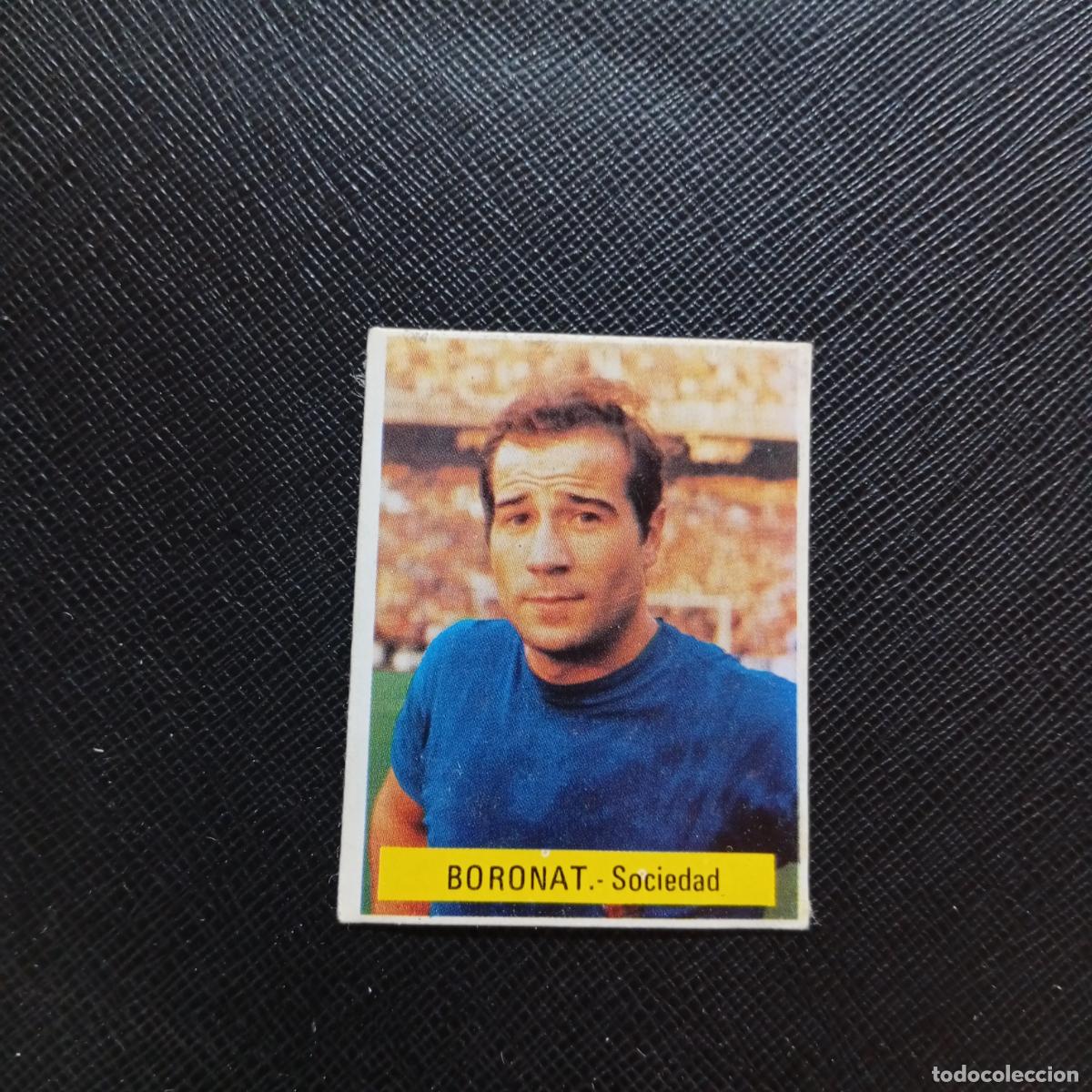 Cromos de f&uacute;tbol: BORONAT REAL SOCIEDAD FINI 1975 1976 CROMO FUTBOL LIGA 75 76 - DESPEGADO - A124 PG334