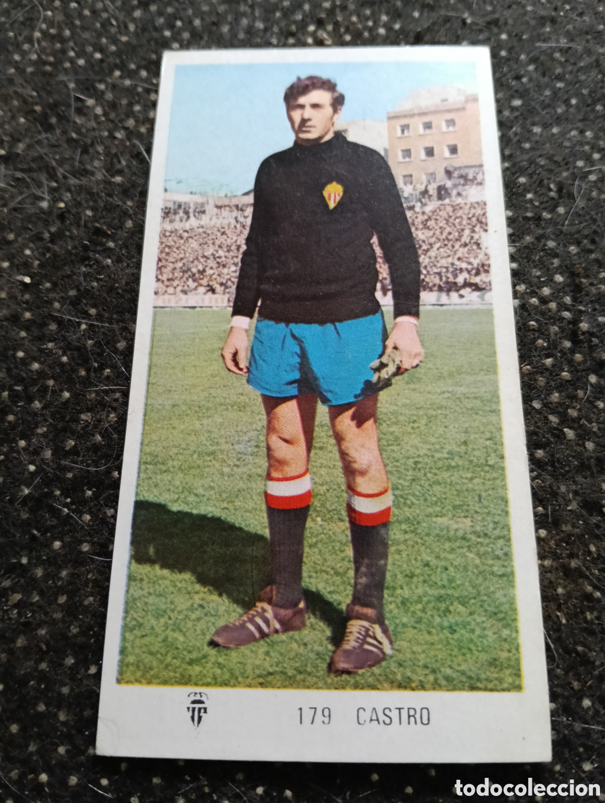 Cromos de f&uacute;tbol: N&deg; 179 Castro Sporting de Gij&oacute;n Ruiz Romero 1971-1972. 71-72. Nunca pegado