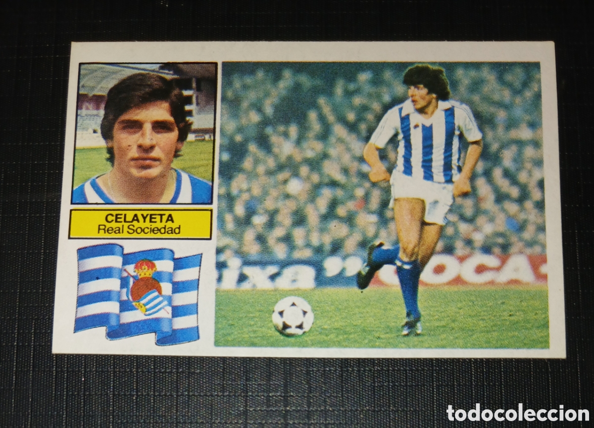 Cromos de f&uacute;tbol: Cromo Celayeta - Real Sociedad - Liga 82 83 / 1982 1983 - Ed. Este