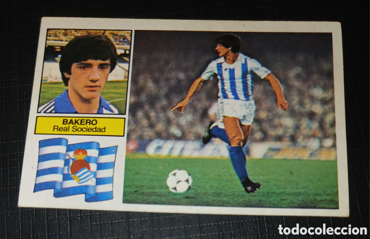 Cromos de f&uacute;tbol: Cromo Bakero - Real Sociedad - Liga 82 83 / 1982 1983 - Ed. Este