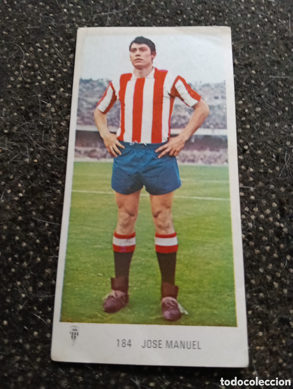 Cromos de f&uacute;tbol: N&deg; 184 Jose Manuel Sporting de Gij&oacute;n Ruiz Romero 1971-1972. 71-72. Nunca pegado