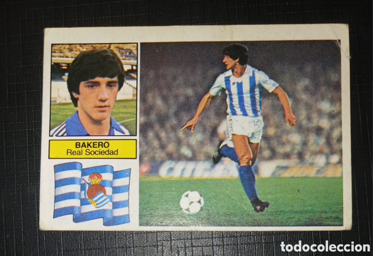Cromos de f&uacute;tbol: Cromo Bakero - Real Sociedad - Liga 82 83 / 1982 1983 - Ed. Este