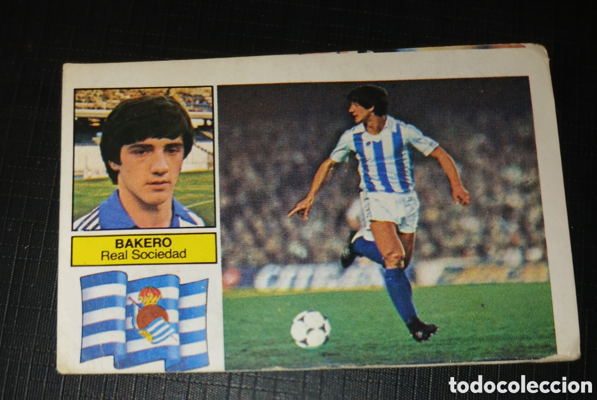 Cromos de f&uacute;tbol: Cromo Bakero - Real Sociedad - Liga 82 83 / 1982 1983 - Ed. Este