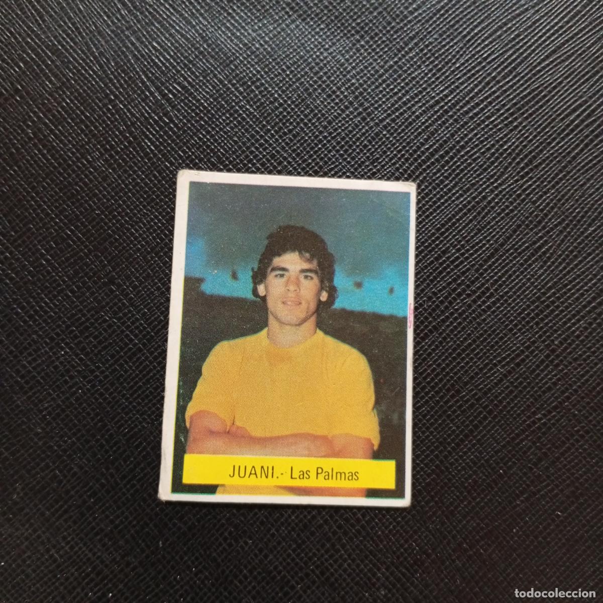 Football Stickers: JUANI LAS PALMAS FINI 1975 1976 CROMO FUTBOL LIGA 75 76 - DESPEGADO - A124 PG343