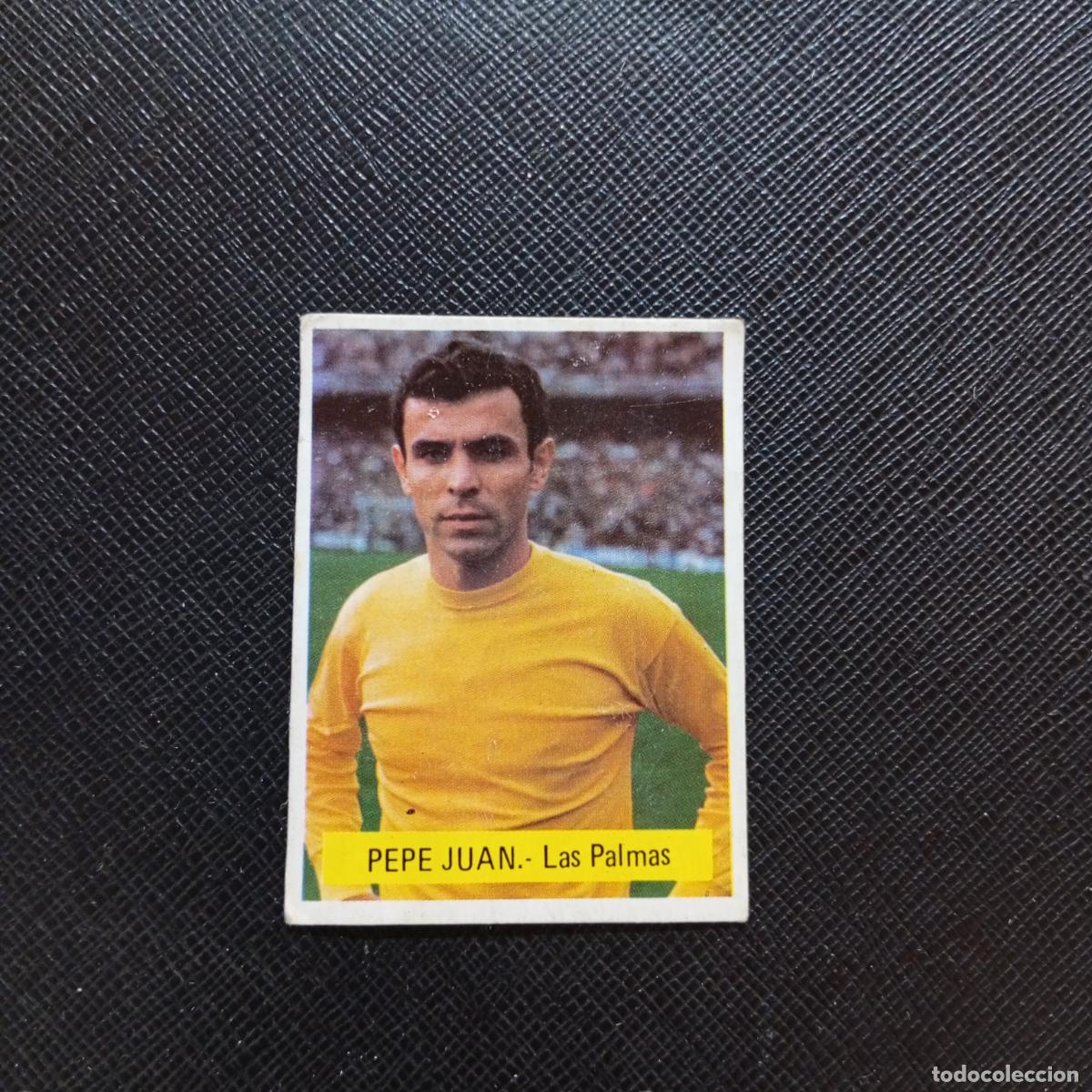 Football Stickers: PEPE JUAN LAS PALMAS FINI 1975 1976 CROMO FUTBOL LIGA 75 76 - DESPEGADO - A124 PG361