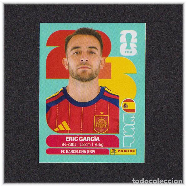 Football Stickers: FIFA WORLD CUP 2026 26 MUNDIAL PANINI ERIC GARC&Iacute;A ESP J8 J 8 ESPA&Ntilde;A COLECCI&Oacute;N LIGA ALBUM - JUG&Oacute;N