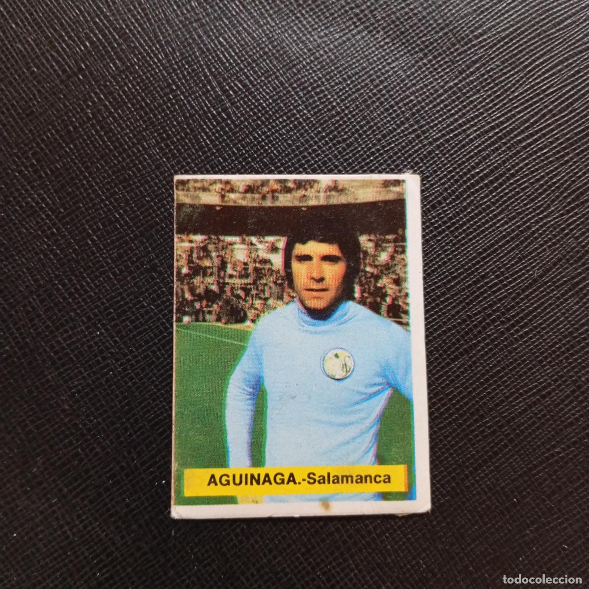 Football Stickers: AGUINAGA SALAMANCA FINI 1975 1976 CROMO FUTBOL LIGA 75 76 - DESPEGADO - A124 PG361