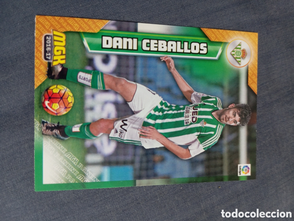 Fu&szlig;ball-Sticker: Dani Ceballos Betis n&deg;123 / PANINI MEGACRACKS 2016/2017