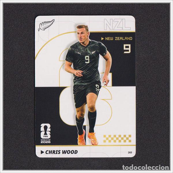 Cromos de f&uacute;tbol: FIFA WORLD CUP 2026 PANINI KAYOU CHRIS WOOD 265 NZL NUEVA ZELANDA MUNDIAL COLECCI&Oacute;N - ULTRA BOX