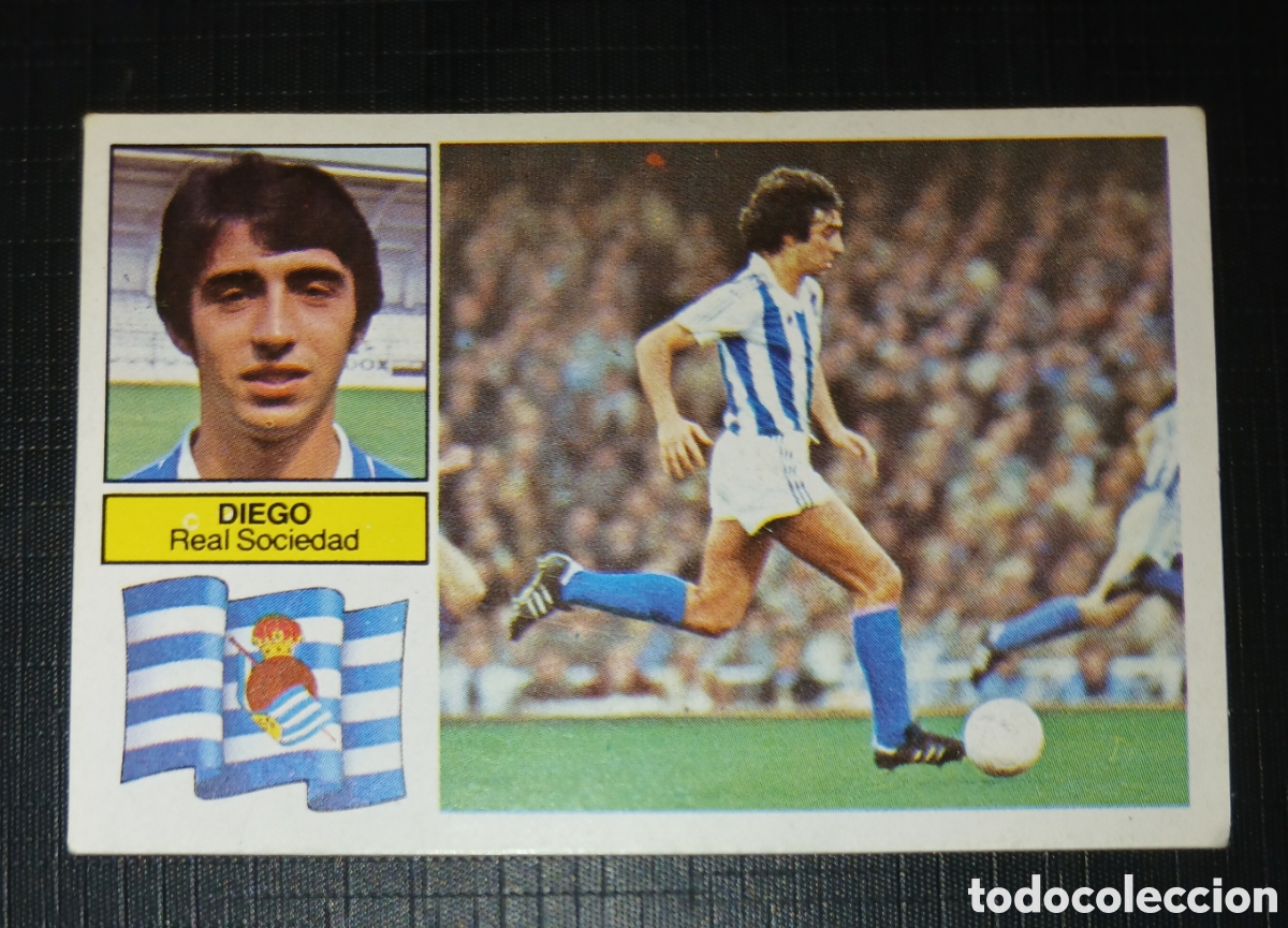 Cromos de f&uacute;tbol: Cromo Diego - Real Sociedad - Liga 82 83 / 1982 1983 - Ed. Este sin pegar