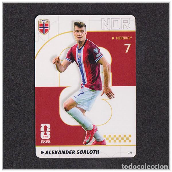 Cromos de f&uacute;tbol: FIFA WORLD CUP 2026 PANINI KAYOU SORLOTH 259 NOR NORUEGA ALBUM MUNDIAL COLECCI&Oacute;N - ULTRA BOX