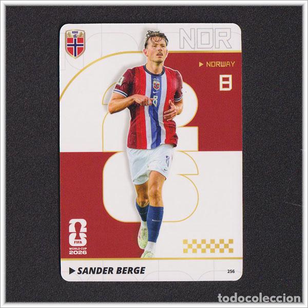 Cromos de f&uacute;tbol: FIFA WORLD CUP 2026 PANINI KAYOU SANDER BERGE 256 NOR NORUEGA ALBUM MUNDIAL COLECCI&Oacute;N - ULTRA BOX