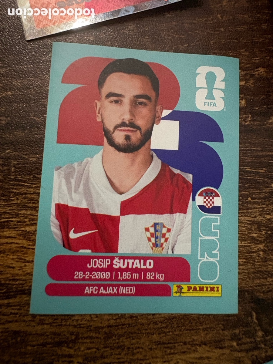 Cromos de f&uacute;tbol: CRO 7 CRO7 JOSIP SUTALO CROACIA ⚽ PANINI FIFA MUNDIAL WORLD CUP 26 2026 STICKER ⚽