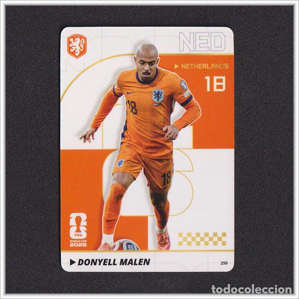 Football Stickers: FIFA WORLD CUP 2026 PANINI KAYOU DONYELL MALEN 250 NED HOLANDA ALBUM MUNDIAL COLECCI&Oacute;N - ULTRA BOX