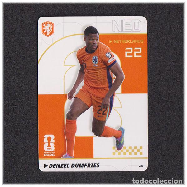 Cromos de f&uacute;tbol: FIFA WORLD CUP 2026 PANINI KAYOU DUMFRIES 249 NED HOLANDA ALBUM MUNDIAL COLECCI&Oacute;N - ULTRA BOX