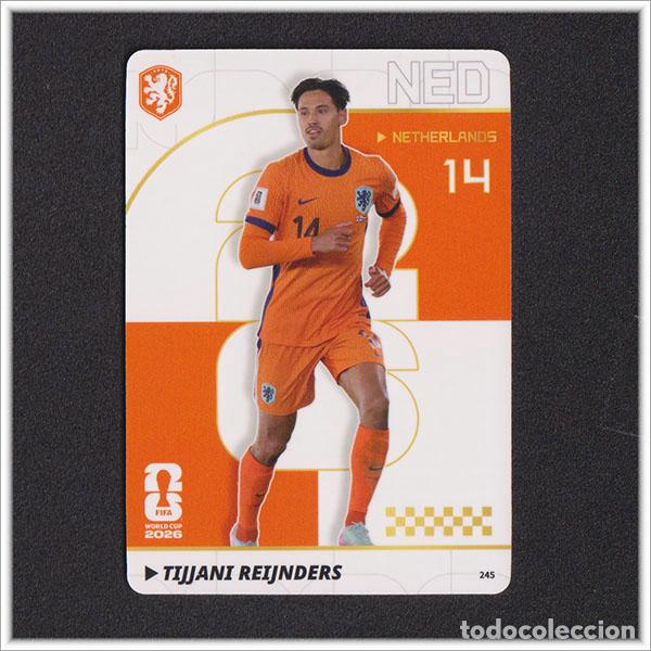 Cromos de f&uacute;tbol: FIFA WORLD CUP 2026 PANINI KAYOU REIJNDERS 245 NED HOLANDA ALBUM MUNDIAL COLECCI&Oacute;N - ULTRA BOX