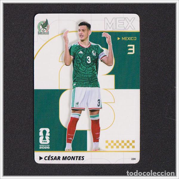 Fu&szlig;ball-Sticker: FIFA WORLD CUP 2026 PANINI KAYOU C&Eacute;SAR MONTES 234 MEX MEXICO ALBUM MUNDIAL COLECCI&Oacute;N - ULTRA BOX