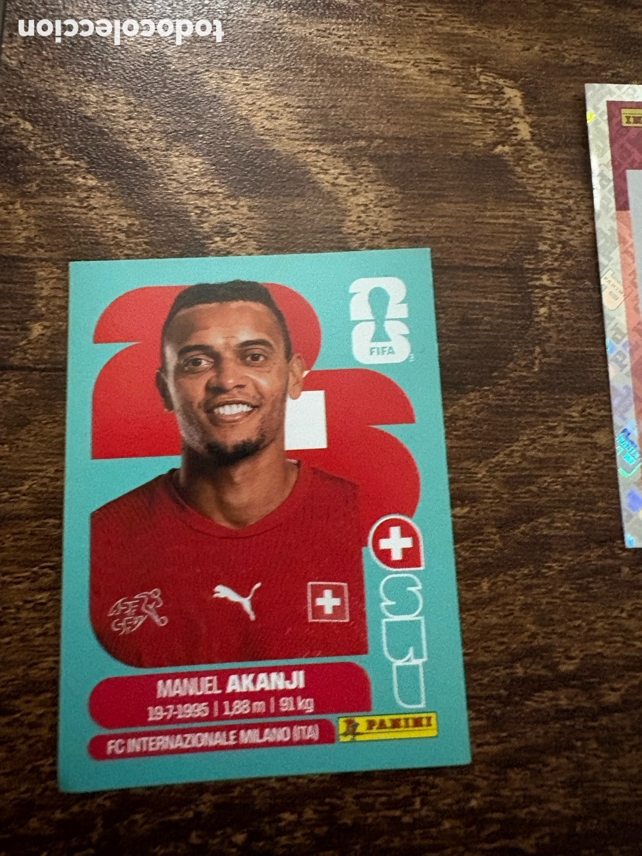 Fu&szlig;ball-Sticker: SUI 4 SUI4 MANUEL AKANJI SUIZA ⚽ PANINI FIFA MUNDIAL WORLD CUP 26 2026 STICKER ⚽