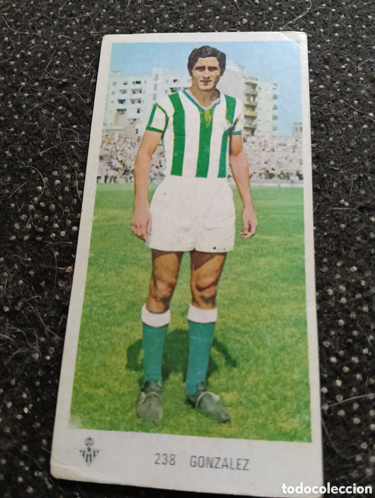 Fu&szlig;ball-Sticker: N&deg; 238 Gonzalez Real Betis Ruiz Romero 1971-1972. 71-72. Nunca pegado
