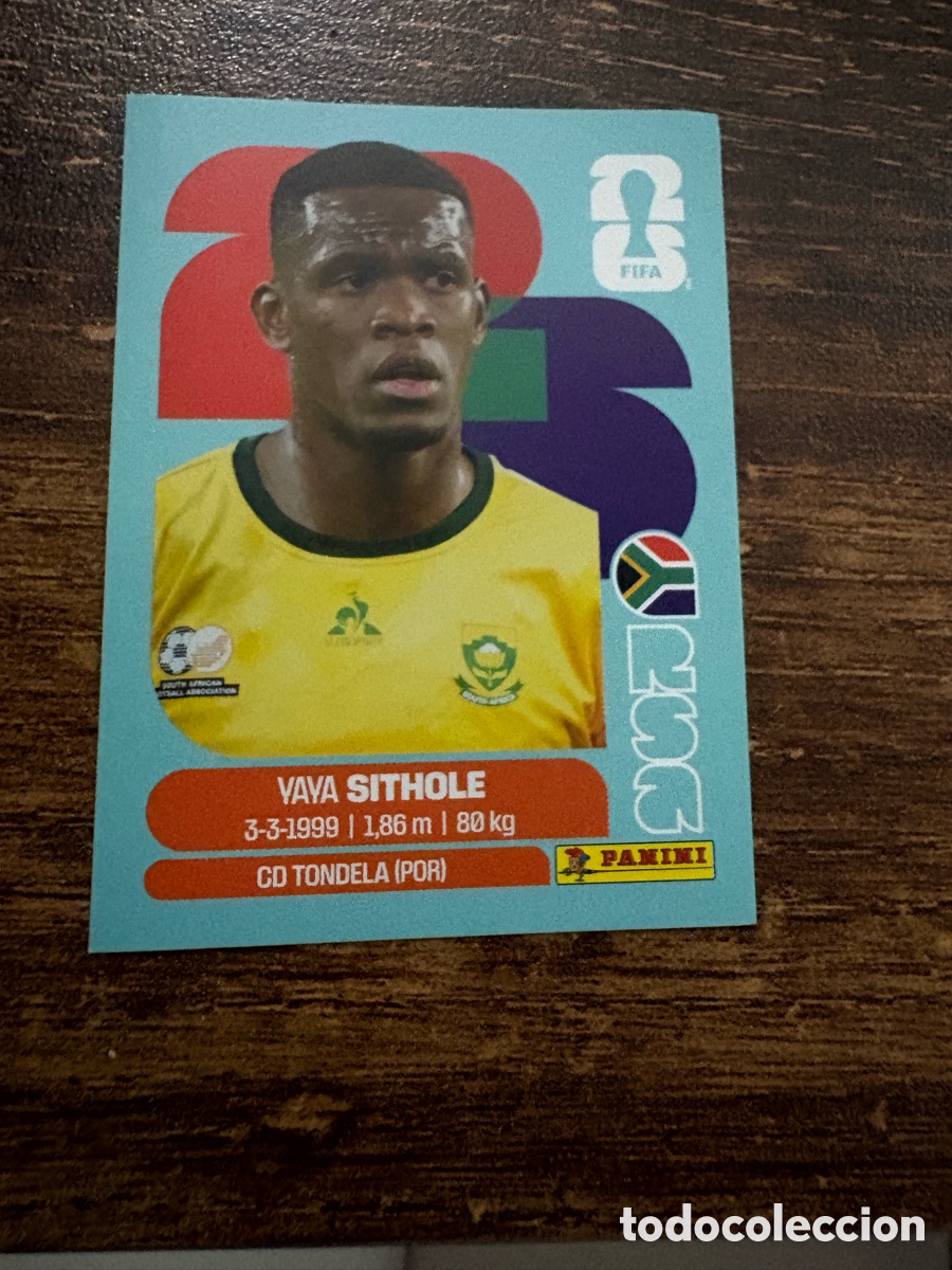Football Stickers: SITHOLE SUD&Aacute;FRICA RSA 15 MUNDIAL F&Uacute;TBOL 2026 FIFA WORLD CUP PANINI SIN PEGAR PEDIDO M&Iacute;NIMO 3&euro;